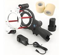 Machine d'emballage électrique pour tuyaux en cuivre CVC - Enrouleur automatique d'attache de câble pour installation et réparation de climatisation