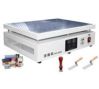 Machine d'emballage en cellophane, 1200 W Machine de suremballage manuelle en cellophane Chauffage de bureau Machine à sceller Outil d'emballage pour cigarettes, parfums, cosmétiques, boîte de poker,