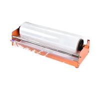 Machine d'emballage extensible - Distributeur de film de table robuste pour rouleaux de 50 cm - Équipement d'emballage manuel industriel