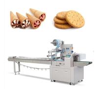 Machine d'emballage horizontale pour biscuits et biscuits à haute vitesse - Machine d'emballage horizontale pour chocolat