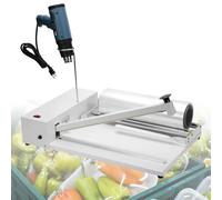 Machine d'emballage Manuelle 2 en 1, avec Pistolet Thermique, thermorétractable, Compatible avec Les Films PVC POF, pour Emballage Alimentaire, Livres, boîtes, magasins. 30cm/11.8in