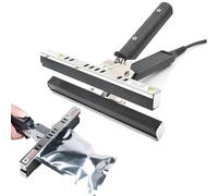 Machine D'emballage Sous Vide, Scelleuse Portative À Main, Scelleuse Manuelle À Double Chauffage pour Sacs en Aluminium, Kraft, Mylar, 200 Mm~400 Mm, 0-300℃ 200mm