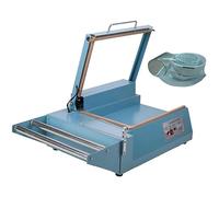 Machine d'emballage thermorétractable à impulsion, machine de thermoscellage manuelle, scellage et découpe simultanés, machine d'emballage en L, temps réglable pour les ménages