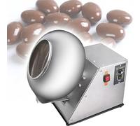 Machine d'enrobage de sucre 180 W Machine d'enrobage de bonbons électrique - Machine de polissage d'enrobage de chocolat - Machine de séchage d'enrobage de boules de sucre - Pour les industr