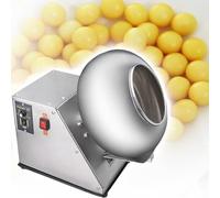 Machine d'enrobage de sucre de petite taille électrique, machine de polissage d'enrobage de chocolat, machine de séchage d'enrobage de boules de sucre, pour pilules, bonbons, industrie chimi