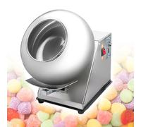 Machine d'enrobage de sucre Machine d'enrobage de comprimés automatique, diamètre 300 mm Machine de polissage de chocolat, séchage et polissage intégrés, capacité de 1 à 4 kg/heure avec fonc