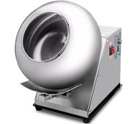 Machine d'enrobage de sucre Machine d'enrobage de sucre électrique Machine d'enrobage de bonbons Machine de polissage électrique à chauffage à température constante automatique commerciale,