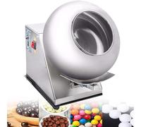 Machine d'enrobage de sucre Machine d'enrobage de sucre - Machine d'enrobage de chocolat - Mini enrobeuse automatique de table pour sucre, pour enrober des boules de sucre et sécher le choco