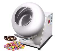 Machine d'enrobage de sucre Machine d'enrobage de sucre, petite mini machine commerciale de fabrication de chocolat, polissage d'enrobage de chocolat, enrobeuse de collations, pour l'industr