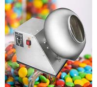 Machine d'enrobage de sucre, petite machine commerciale de panification de chocolat, machine de polissage d'enrobage de sucre de dessus de table de casserole d'enrobage de sucre