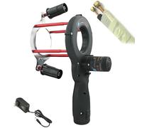 Machine d'enroulement de ruban portable, machine d'enroulement de câbles portative avec batterie 1,5 Ah, vitesse réglable de 70 à 380 tr/min, diamètre extérieur max. 70 mm