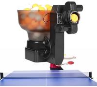 Machine d'entraînement de tennis de table - Robot de ping-pong automatique portable avec télécommande filaire pour améliorer le développement des compétences et les séances d'entraînement