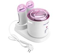 Machine d'épilation, 3 - en - 1 Chauffe-Cire de Commutateurs séparés Fiables 800ml, réglable Cire Chauffe Appareil de Chauffage Sans Douleur épilation Machine pour Salon de beauté(eu plug 220V)