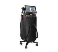 Machine d'épilation permanente de refroidissement de point de congélation de diode de laser en un + machine de détartrage de laser de picoseconde système de refroidissement multifonctionnel beauté