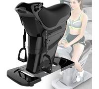 Machine d'équitation d'intérieur - Simulation 3D électrique - 20 vitesses - Écran LCD à une touche - Équipement de fitness aérobic pour la taille, les jambes, les hanches