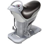 Machine d'équitation d'intérieur - Simulation 3D électrique - Équipement de fitness avec 20 vitesses - Écran LCD - Exercices d'aérobic pour la taille, les jambes, les hanches