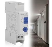 Machine d'escalier électronique 230 V, 16 A, 230 V, interrupteur d'éclairage d'escalier, rail DIN installable, installation à 3 ou 4 fils, 1 module