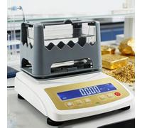 Machine d'essai de l'or - Analyseur de haute précision pour métaux précieux - Testeur de densité et détecteur de karat pour l'industrie de la banque et du pion - Capacité : 1200 g