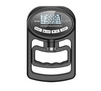 Machine d'essai de traction, Force Meter, 265Lbs/120Kg, Testeur De Préhension, Dynamomètre Numérique À Main, Écran LCD USB Pour L'entraînement Électrique(Black)
