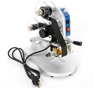 Machine d'estampage à chaud, machine de codage manuelle de ruban, imprimante de code de date - Codeur d'étiquettes thermiques pour impression à chaud, facile à utiliser, idéal pour l'emballage et
