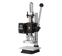 Machine d'estampage à chaud pour cuir et plastique, température réglable pour gaufrage et froissage imprimante pour matériaux PVC et PU