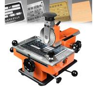 Machine d'estampage d'étiquettes en métal - Gaufrage de feuilles semi-automatique pour cuivre/aluminium/acier inoxydable, avec fixation pour bois/plastique/carte PVC