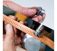 Machine d'estampage manuelle de bord de semelle en cuir, outil de presse professionnel pour cordonniers, ateliers en cuir, réparation de bottes et de ceinture