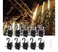 Machine D'Étincelle Froide Aérienne,Contrôleur De Tir À Distance De Feux D'artifice,Récepteur 10pcs,Télécommande Sans Fil,Hauteur De Pulvérisation 1-5m,Cascade De Feux D'artifice,Pour Mariage
