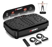 Machine d'exercice à plaque vibrante, 7 modes, plaque de vibration pour drainage lymphatique, perte de poids, capacité de 204,1 kg, plate-forme d'entraînement complet du corps avec 199 vitesses pour