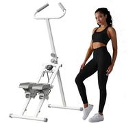 Machine d'exercice Verticale - Machine d'escalade Pliable avec écran LCD pour entraînement Complet du Corps, pédales de Fitness, équipement de Cardio-Training à Domicile