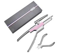 Machine d'extension de cheveux 6D - Extensions de cheveux sans trace de 2e génération pour cheveux humains - Kit d'extensions de lumière V à fonctionnement rapide à 5 rangées - Outils et appareils de