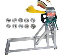 Machine d'extrudeuse alimentaire pour la production de collations - Traitement du riz et du maïs à haut rendement avec cadre de support et moules