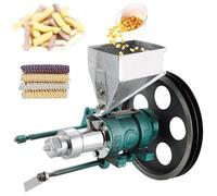 Machine d'extrusion commerciale pour aliments soufflés, machine snacks soufflés au riz et au maïs, haute efficacité 25-50 kg/h, équipement de transformation alimentaire avec 7 moules