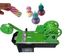 Machine d'extrusion de Filament Pet recyclé 3D, extrudeuse de Filament de Bureau, pultrude de Filament Pet recyclé 3D à partir de Bouteilles en Plastique, Recyclage des Bouteilles Pet(Green)