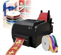 Machine d'impression à estamper, imprimante numérique à ruban pour emballage cadeau, largeur 25-108 mm, vitesse 150 mm/s, prend en charge plus de 50 langues, design à quatre rangées