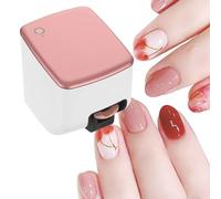 Machine D'Impression Couleur 3D Intelligente Pour Nail Art, éQuipement De Salon De Manucure à Domicile Portable, Reconnaissance Ia De La Taille Des Ongles, Dessin Rapide En 10 S