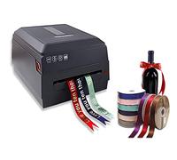Machine d'impression de ruban Imprimante numérique à ruban satiné à 3 rangées pour emballage cadeau, imprimante d'étiquettes, machine d'impression d'estampage de feuille, largeur de 20 à 104 mm, prend