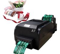 Machine d'impression de ruban numérique pour emballage cadeau, prend en charge plus de 50 langues, impression à quatre rangées