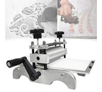 Machine d'impression manuelle à rouleaux sur plaque 12,2 x 6,6 pouces, machine de table portable avec hauteur réglable et poignée pour les artisans et les petits studios