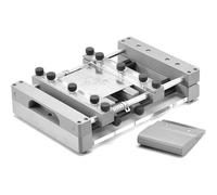 Machine d'impression manuelle d'écran de pâte à souder, 150 × 150/250 × 250 mm PCB imprimante avec racloir, petite station d'impression d'écran en maille d'acier, sans plaques d'acier