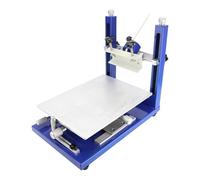 Machine d'impression manuelle Smt de bureau, machine d'impression d'écran de pâte à souder, taille d'impression 20 x 20/24 x 30/30 x 40 cm, hauteur réglable, imprimante pochoir, pour prototypage PCB