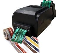 Machine d'impression numérique de ruban de satin pour une largeur de ruban de 12 à 20 mm, imprimante à ruban thermique 150 mm/s, ruban de décoration de festival d'impression DIY, pour rubans cadeaux,