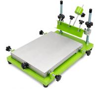 Machine d'impression sérigraphique, conception de pince facile, peinture de cuisson à haute température, cadre résistant à la rouille pour travaux manuels et produits en vrac