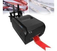 Machine d'imprimante à ruban de satin - Estampage numérique pour emballage cadeau, vitesse de 150 mm/s, largeur de 25 à 108 mm, prend en charge plus de 50 langues, support de ruban inclus