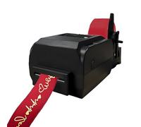 Machine d'imprimante à ruban de satin personnalisable avec support, imprimante personnalisée à faire soi-même prend en charge plus de 50 langues, pour mariages, fêtes, anniversaires