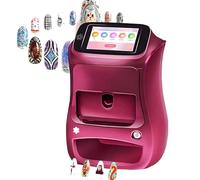 Machine d'imprimante Automatique de Nail Art 3D avec écran Tactile, Machine de Conception d'ongles numérique, contrôle par Application/Peinture en 10 Secondes, pour Salon à Usage Domestique Purple