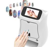 Machine d'imprimante Automatique de Nail Art 3D avec écran Tactile, Machine de Conception d'ongles numérique, contrôle par Application/Peinture en 10 Secondes, pour Salon à Usage Domestique White