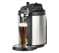 machine distributeur de bière tireuse de 5L avec Refroidissement intégré 2 à 12 °C 65W gris noir BW1890 H.Koenig