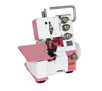Machine Domestique Électrique De Bureau, Petite Machine À Coudre, Machine À Coudre Électrique À Quatre Lignes, Machine À Relier Les Bords De Bureau(PINK fourth line)