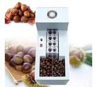Machine d'ouverture de marrons électrique commerciale, coupeuse automatique de rainures sur les marrons avec vitesse et profondeur réglables, canal simple ou double optionnel pour la transform double